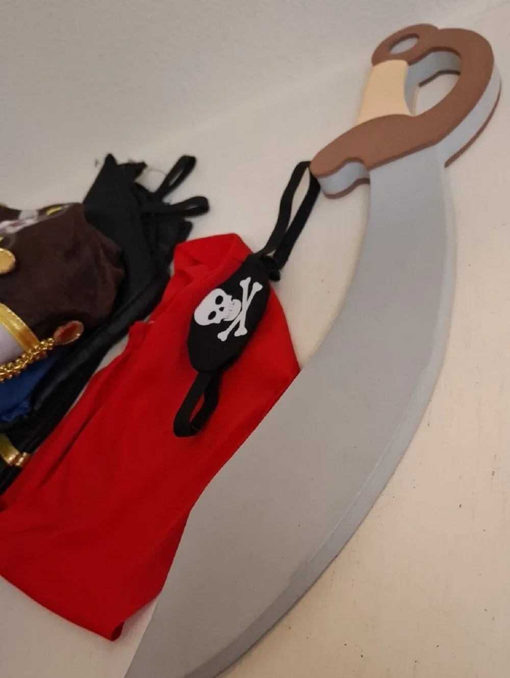 Spooktacular Creations Kids Pirate Costume - Black, Brown, White, Blue